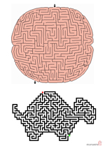 Kihívó mazes print