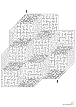 Kihívó mazes print