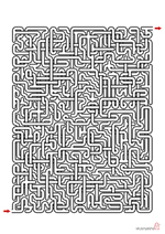 Kihívó mazes print