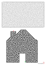 Kihívó mazes print