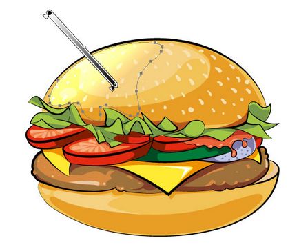 Creați o pictogramă de burger în stilul desenelor animate din Adobe Illustrator - rboom