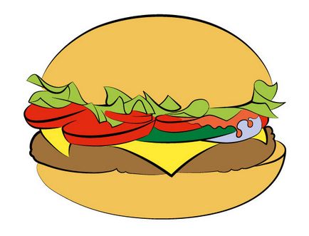 Creați o pictogramă de burger în stilul desenelor animate din Adobe Illustrator - rboom