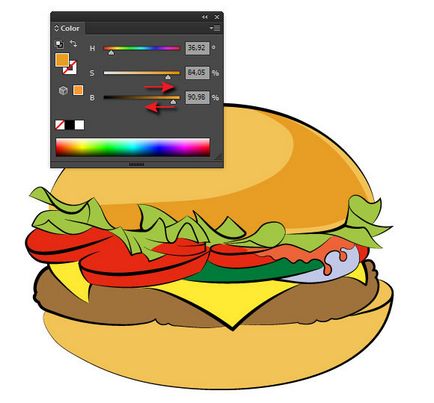 Creați o pictogramă de burger în stilul desenelor animate în Adobe Illustrator - rboom