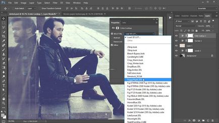 Създаване на ретро фото филтри в програмата Photoshop за 60 секунди