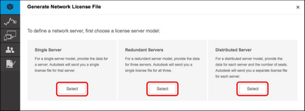Creați un fișier de licență de rețea în contul de cont al autodesk, administrați licențe de rețea,