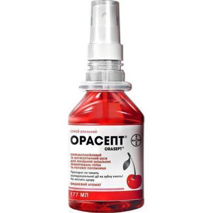 Spray cu revizuirea laringitelor de medicamente, gât