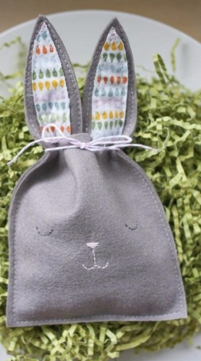 Pénztárca vagy táska egy nyúl Húsvétra, hogyan kell varrni a saját kezét (Easter zsák) Pénztárca vagy táska egy nyúl Húsvétra, hogyan kell varrni a saját kezét