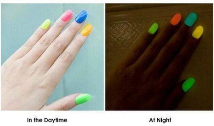 Світиться лак для нігтів (9 кольорів)