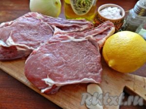 Carne de porc în vin în cuptor - pregătiți pas cu pas de la fotografie