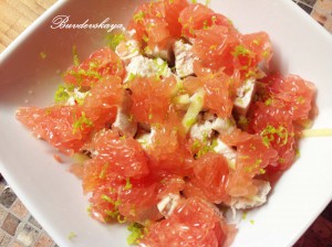 Thai saláta csirkével és grapefruit, a legjobb receptek