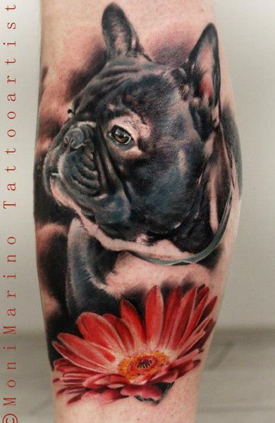 Tattoo Bulldog - valoare, schițe de tatuaje și fotografii