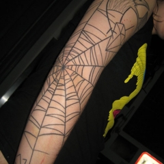 Spider tattoo - înțeles, schițe pentru tatuaje și fotografii