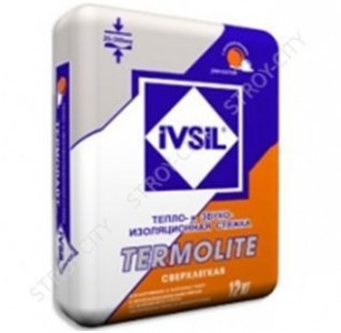 Товстошарова легка стяжка підлоги ivsil termolite