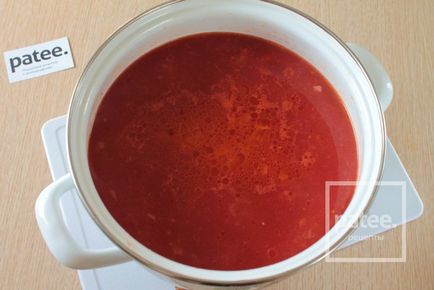 Supă de roșii cu porumb - o rețetă cu fotografii - patee