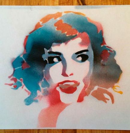 Stencil a kezüket minden kép (kéz) Stencil a kezüket minden kép