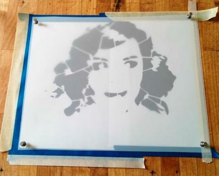 Stencil kezüket bármilyen képet (dekoráció) Stencil a kezüket minden kép