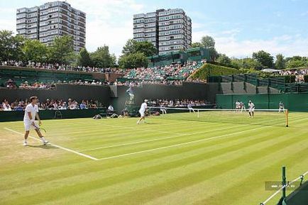 Turnul turneului de tenis Wimbledon, pimmurile și peluzele verzi