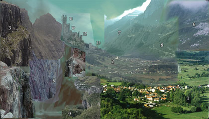 Lecke photoshop Castle Dracula, ami egy emlékezetes alakot - egy kicsit mindent (mindent) Lecke photoshop Castle Dracula, ami egy emlékezetes alakot - egy kicsit mindent