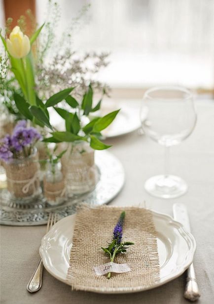 Decorul superb al primăverii pentru decorarea mesei de nuntă - inspirația nunții