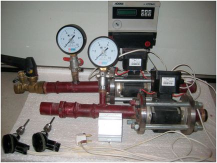 Típusú hőmennyiségmérő és funkció kiválasztása, pulzár