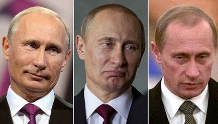 Володимир Путін - фото до і після можливих пластичних операцій