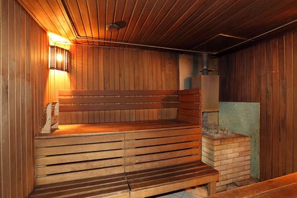 Decorarea interioară a unei băi din cărămidă - construcția de saune și băi în suburbii