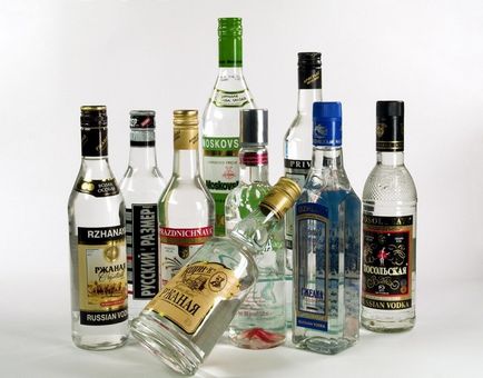 Vodcă și alcool comprimat cu lactostază