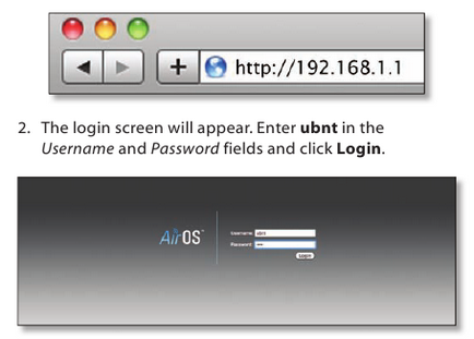 Wi-fi router ubiquiti airrouter hp conexiune, configurare