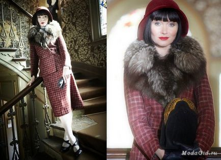 Celebritate Miss Fisher Detectiv sau stil de pictograme 20s