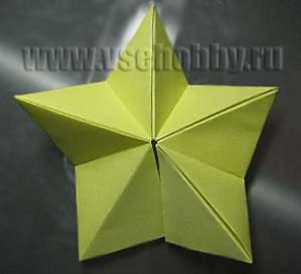 Asterisk în tehnica de origami