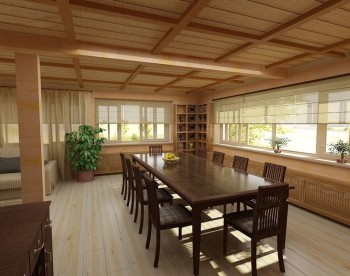 25 interioare deosebit de frumoase de case de lemn pentru a trăi
