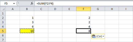 300 Exemple de parametri de inserare excel