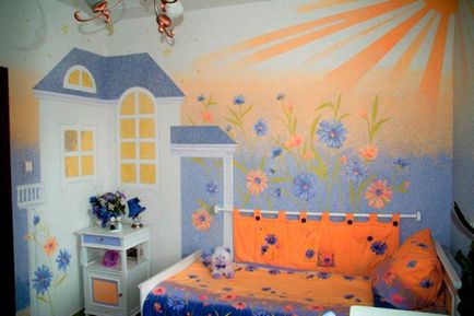 7 Moduri de a decora pereții în pepinieră