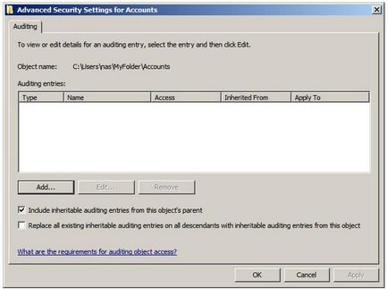 Audit acces la fișiere și foldere în Windows Server 2008 r2, ferestre pentru administratorii de sistem