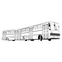 Pictogramele autobuzelor pentru copii, imprimarea imaginilor autobuzului