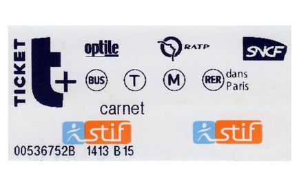 Bilete de transport public în Paris