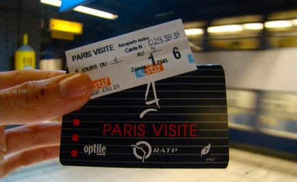 Bilete de transport public în Paris