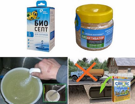 Biokészítmények cesspools biobakterii, bioaktiváló, biogranules, biológiai tisztítására szolgáló eszköz