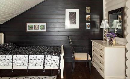 Fotografii de dormitoare alb-negru, exemple de design