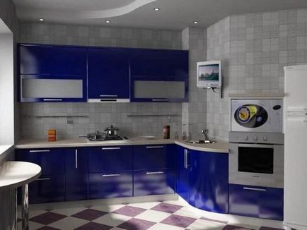 Kitchen Design, 8 négyzetméter belső fotó elrendezés hűtőszekrény, javítási és befejező, sarok lehetőségek