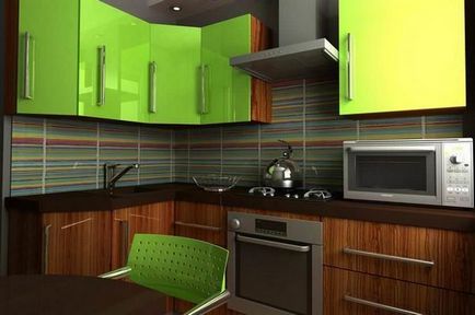 Kitchen Design, 8 négyzetméter belső fotó elrendezés hűtőszekrény, javítási és befejező, sarok lehetőségek