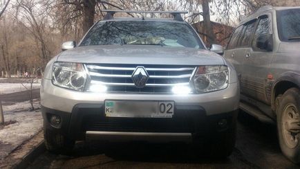 A nappali menetjelző fények a Renault Duster saját kezűleg DRL telepítési és kapcsolási rajz