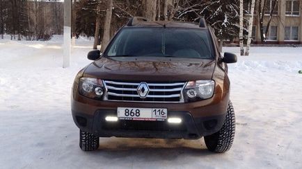 A nappali menetjelző fények a Renault Duster saját kezűleg DRL telepítési és kapcsolási rajz