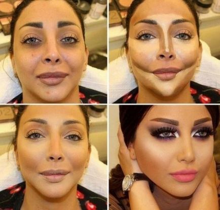До і після удевушкі за допомогою хитрих технік макіяжу обманюють чоловіків