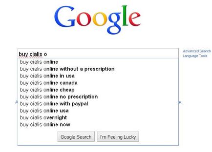 Obțineți cuvinte cheie de la Google