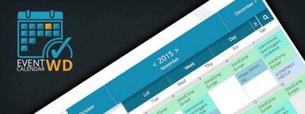 Calendarul evenimentelor wd