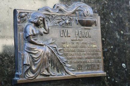 Evita Peron rămas bun și amintirea primei doamne a Argentinei