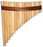 Flaut de Pan (pan-flaut) - instrument muzical