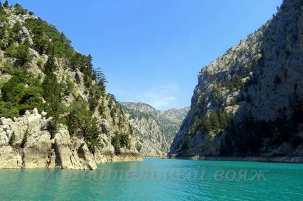 Green Canyon (zöld kanyon), utazás Tatiana Vysotskaya