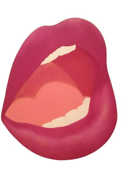 Buzele ca recepție artistică a operelor de artă, inspirate de ruj